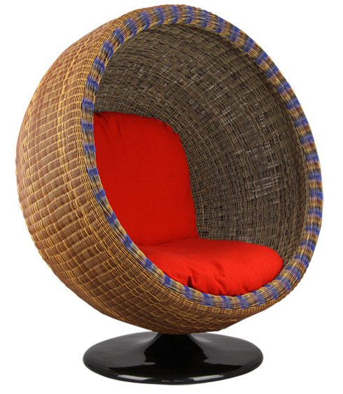 Eero Aarnio Ball Chiar wicker (rattan)