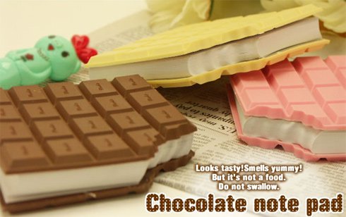 板チョコメモ　ホワイト