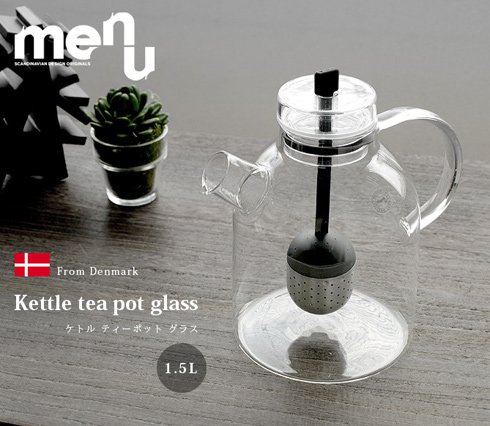 menu Kettle Teapot Glass